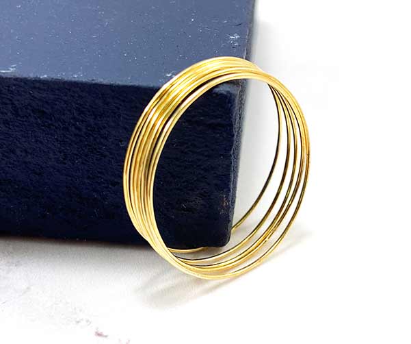 Thread Gold Rings Ultra Fine Gold Thread Ring
