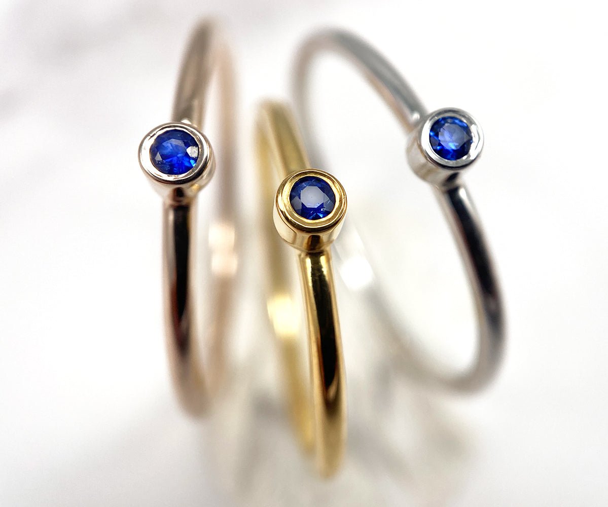 Fine Blue Sapphire Ring